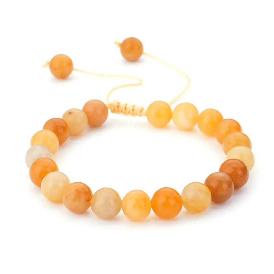Zonnige Gele Jade Armband
