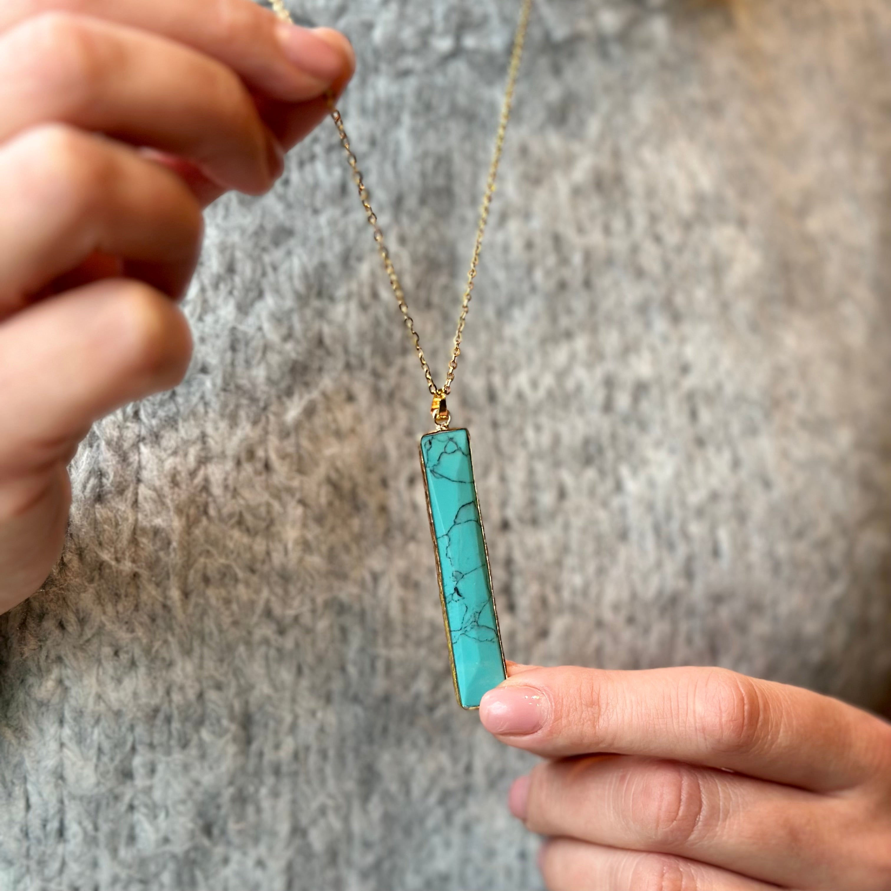 Turkoois Pendant Ketting