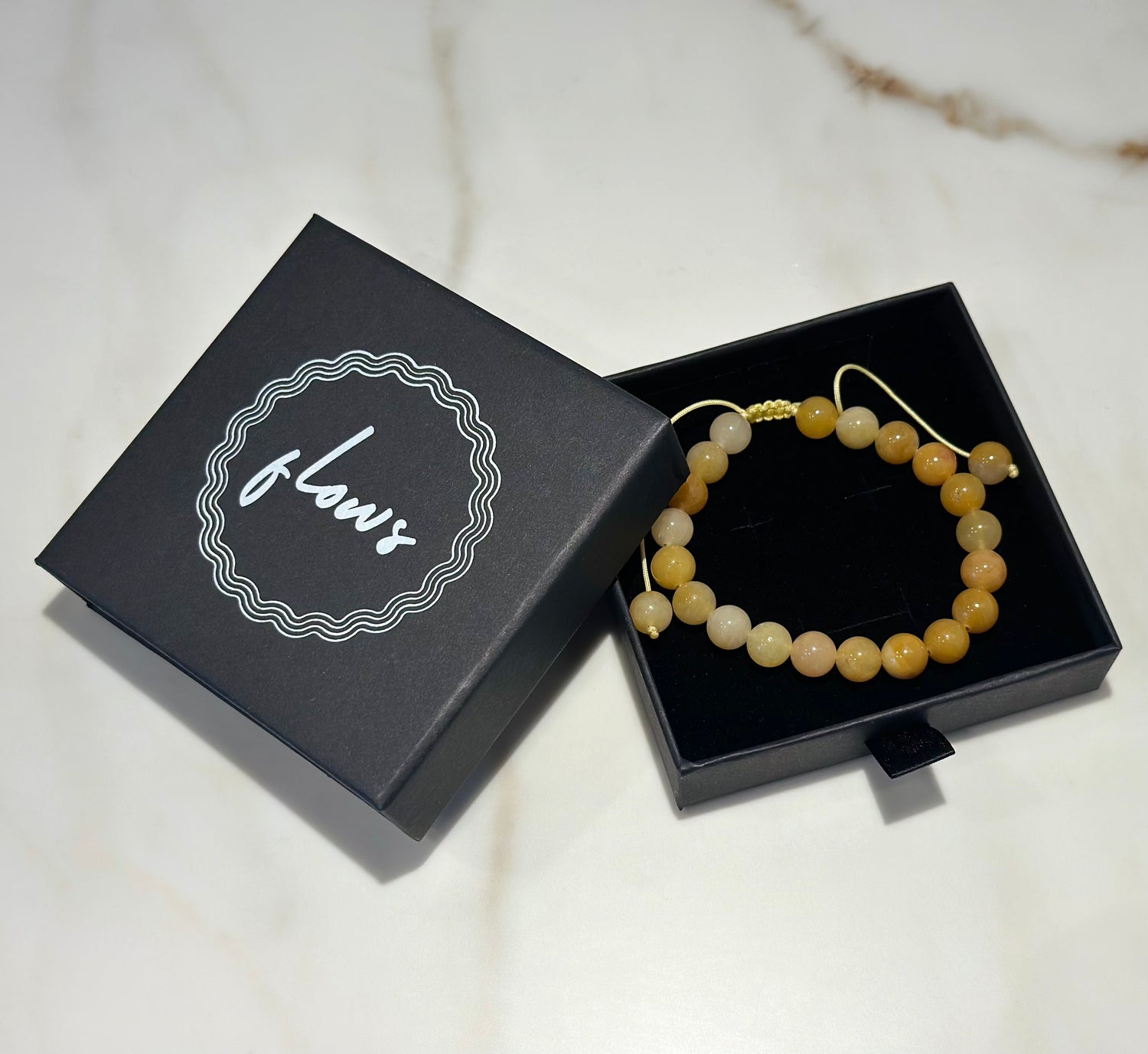 Zonnige Gele Jade Armband